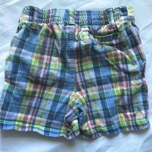 Ralph Lauren 18 months Plaid Cotton Shorts